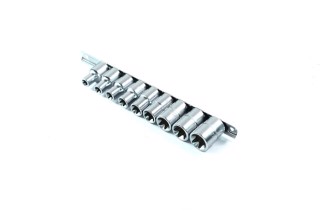 Набір головок TORX 1/2" E10-E24 9од.(зірка Давида) GAAG0901(TOPTUL)