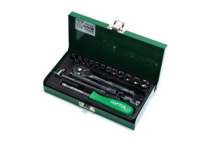 Набір інструментів 1/4" 17од. GCAD1701(TOPTUL)