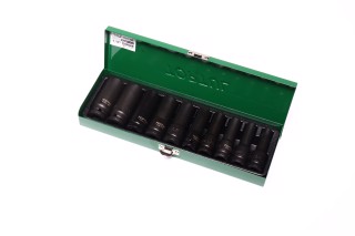 Набір головок ударних довгих 1/2" 10-24мм 10од. GDAD1002(TOPTUL)