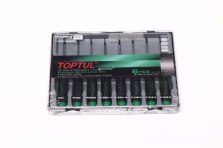 Набір викруток (PH000-PH0, SL1.2-SL3) 8од. GAAW0802(TOPTUL)