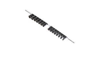 Набір головок 1/2" 15од. 819,21,22,24мм (на планці) GAAQ1602U(TOPTUL)