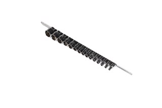 Набір головок 1/2" 15од. 815,17,19,22,24,27,30,32мм (на планці) GAAQ1603U(TOPTUL)