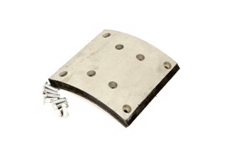 Накладка гальм. МАЗ 5440 перед. свердл. із заклепками (RIDER)