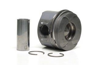 Поршень з кільцями з заниженим KH -0,30 mm  MB 88,00 OM611/612/613 d30 трапецієподібний шатун (вир-в