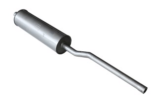 Глушник ГАЗ 3302 ГАЗЕЛЬ (з трубою, центр O51) закатний (о) (вир-во ТМК)