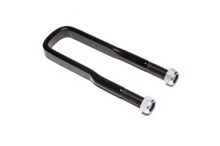 Скоба кріплення ресори (стремянка) М30*3,5*94/97,5*405 ресори SCANIA з гайками (вир-во Sampa)