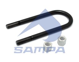 Скоба кріплення ресори (стремянка) RENAULT з гайками (вир-во Sampa)