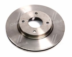 Диск гальмівний NISSAN TIIDA 1.5-1.8 07-, CUBE 1.5 1.6 2010 - передн. (вир-во BREMBO)