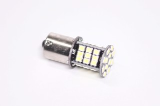 Лампа LED покажчиків поворотів і стоп-сигналів 24V BA15S 48SMD WHITE <TEMPEST>