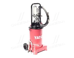 Пневматический нагнетатель смазки YATO : бак- 12 л,  давление- 300-400 Bar, шланг-4 м(YATO)