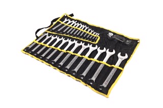 Ключі ріжково - накидні VOREL Cr-V плахті, M 6-32 мм, Набір 25 шт. компл(VOREL)