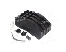 Колодка гальм. диск. (комл. на вісь) BPW SB 4345 (вир-во TRU)