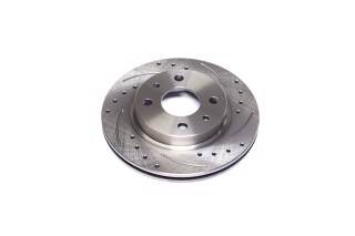 Диск гальмівний ВАЗ 2110 передній вентильований SPORT (з перфорацією та канавками) R13 (RIDER)