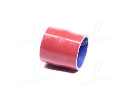 Патрубок інтеркулера ГАЗ 33081,3309 з Двигун. 245 (СИЛІКОН червоний, D=64/70 мм, L=80 мм)