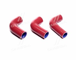 Патрубок радиатора УАЗ 451,452,469 (СИЛИКОН красный, к-кт 3 шт.)