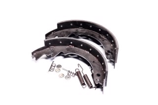 Колодка гальмівна ЗІЛ 5301 ззаду довга (КЛЕПАННА, к-кт 2 штуки на один барабан) (DETALKA)