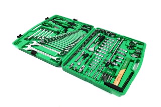 Набір інструментів комбінований 1/4"1/2", ключі 6-32мм, 130од. TOPTUL GCAI130T(TOPTUL)