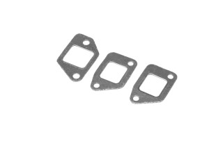 Прокладка колектора ЗІЛ 130,131,ЛАЗ,ЛІАЗ випускного (к-кт 3 шт. на 1 колектор, ОБВАЛЬЦОВАНА) <ДК>