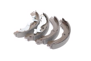 Колодка гальм. барабан. CHERY JAGGI 06-; KIMO 07- задн. (з важелями) (RIDER)