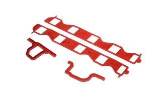 Прокладка впускного колектора (павук) ГАЗ-53 гума (красн.) (вир-во Сервіс-Комплектація)