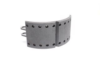 Колодка тормозная барабанная в сборе с накладками, с роликом 420х180 SAF (пр-во TRU)