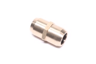 З'єднувач пневматичний D18-18 з накидною гайкою прямий латунь (RIDER)