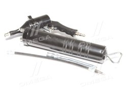 Шприц мастильний пневматичний V = 400 см?, вих. P = 30-40 MPa, продукт. - 28 л / хв (YATO)