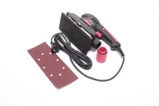 Шліфмашина вібраційна, 200 Вт, 11000 ход/хв, платформа 187*90 мм (INTERTOOL)