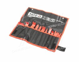 Знімач внутр. оббивки автомобіля в плахті, набір 11 шт. (YATO)