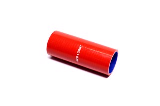 Патрубок радиатора ЗИЛ 130,131 нижний/промежуточный (СИЛИКОН красный, D=50 мм., L=150 мм.). 130-1303026 RED LORRY