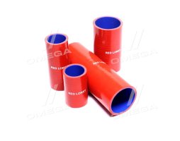 Патрубок радіатора КРАЗ 250,260 (СИЛІКОН червоний, к-кт 4 шт.)