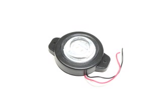 Фонарь габаритный 24V 1 LED белый круглый (TEMPEST)