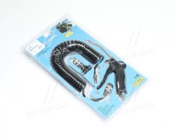 Пістолет для продування кабіни (чорний) зі шлангом (шланг 6мм зі швидкозніманням) (RIDER)