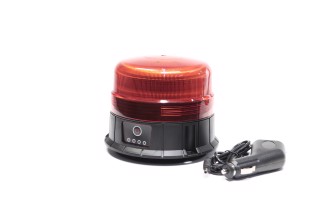Маяк проблесковый оранжевый LED, 12/24V, 120*11mm, 2 режима, зарядая USB, магнит  (LITLEDA, JUBANA). 453706016