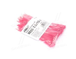 Хомут пластиковый 2.5х120мм. красный 100шт./уп. <RIDER>