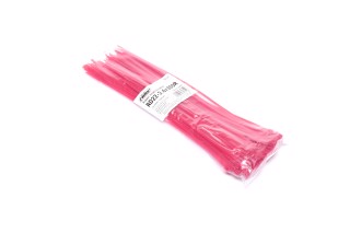 Хомут пластиковый 3,6х300мм. красный 100шт./уп. <RIDER>