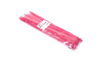 Хомут пластиковий 4.5х400мм. червоний 100шт./уп. <RIDER>