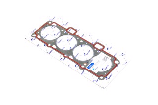 Прокладка ГБЦ ВАЗ 2112 82,0 дв. 1.5-1.6 16кл. (метал) с герметиком (TEMPEST)