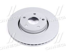 Диск гальмівний передній TOYOTA AURIS 07-, AVENSIS 09- (вир-во Jakoparts)