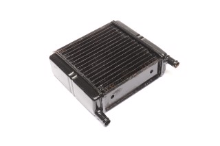 Радіатор обігрівача кабіни МТЗ МК (патрубки в один бік) (мідний) <ДК>