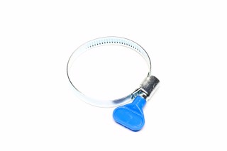 Хомут затяжний оцинк. 40-60мм. с барашком <ДК>