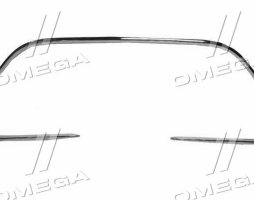 Рамка решетки радиатора PEUGEOT 301 13-17 (TEMPEST)