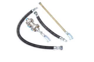 Клапан зчеплення МАЗ 5551 (L штока = 350 мм) (зі шлангами та вилками) (RIDER)