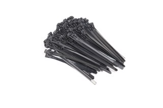 Хомут пластиковый многоразового использования 6х150 мм.,черный 100 шт./уп. <ДК>