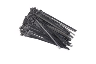 Хомут пластиковий багаторазового використання 6х200 мм., чорний 100 шт./уп. <ДК>