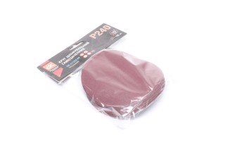 Круг шліфувальний самозачепний, Р240 на тканинній основі d-125 (10 шт.) <ДК>