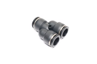 Фитинг пневматический цанговый Y-тип 16х16х16 (пластиковый) (RIDER)