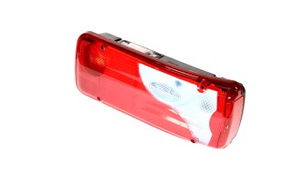 Ліхтар задній 5-секцій (з підсвічуванням номера) блакитна вставка MAN (лівий) (TEMPEST)