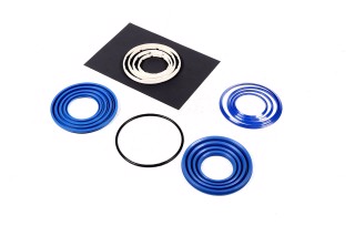 Р/к гідроцил. підйому кузова КАМАЗ 6520 4-х шток.(поліуретан) 13 наймен.