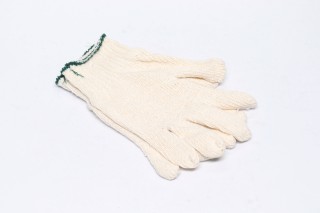Перчатки без ПВХ натуральный белый-70/30 7 класс размер 10 (DOLONI). 554